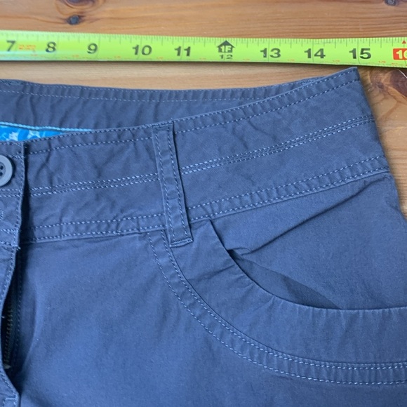 MEC Organic Cotton Technical Hiking Pants, Convertible , Blue/Gray - Picture 10 of 16